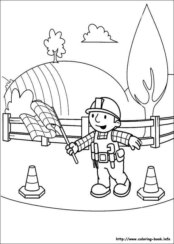 Bob the Builder coloring picture